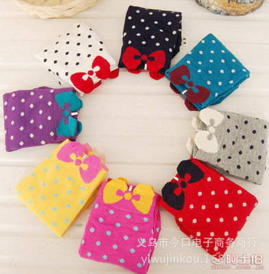 【可愛全棉女襪春夏新款全棉襪韓版圓點蝴蝶結(jié)中筒女襪廠家批發(fā)XYWW05】義烏市今口電子商務商行 - 產(chǎn)品庫